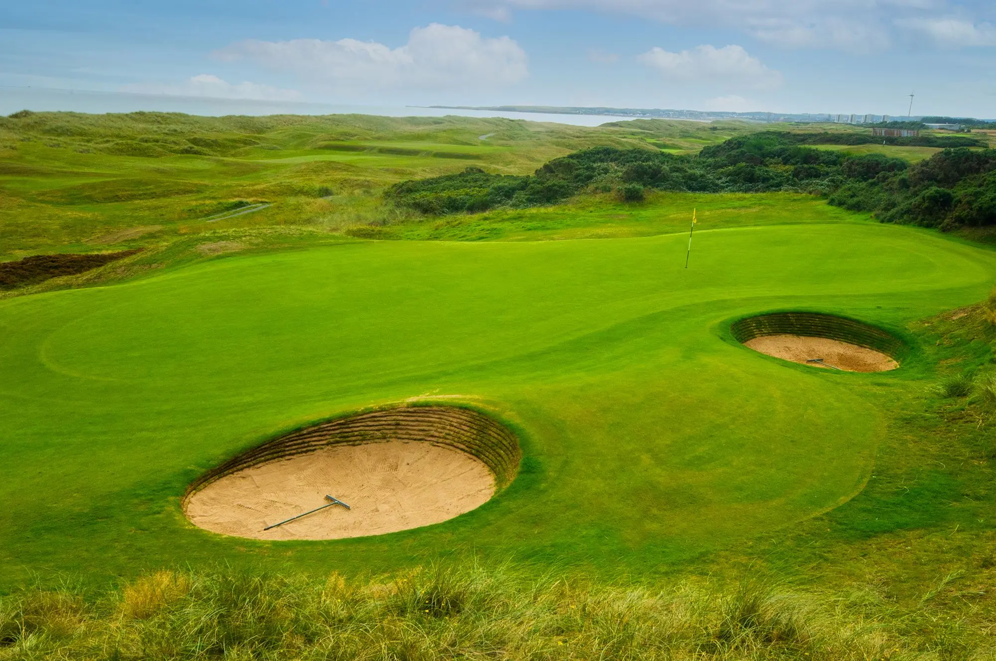 Murcar Links under a big Aberdeenshire sky